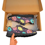 Colorful donut glaze pattern Men's Sneaker Shoes