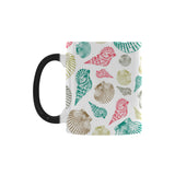 Colorful shell pattern Morphing Mug Heat Changing Mug