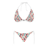 Red Blue guitar pattern Sexy Bikinis Two-Piece Swimsuits