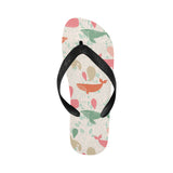 Cute whale pattern Unisex Flip Flops