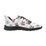 French bulldog cup paw pattern Men's Sneaker Shoes