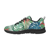 heliconia palm and monstera  leaves pattern Women's Sneaker Shoes