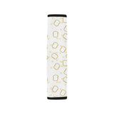 Bread Toast Pattern Print Design 01 Car Seat Belt Cover