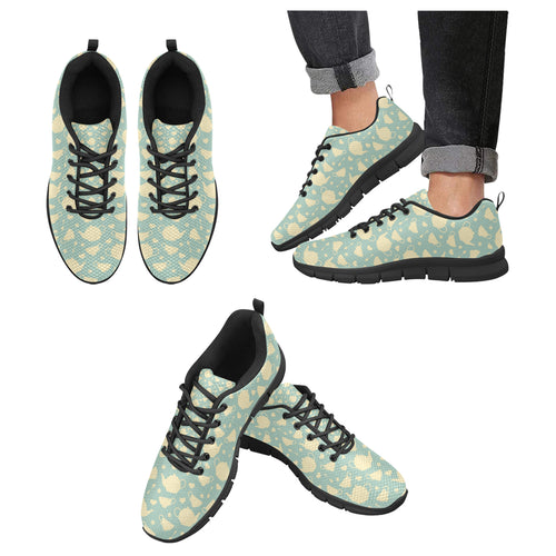 Tea pots Pattern Print Design 02 Men's Breathable Sneakers ( Model 055)