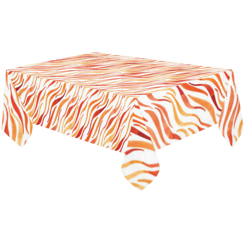 Fire flame watercolor pattern Tablecloth