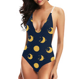Moon star pattern Women's One-Piece Swimsuit