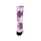 Cute Grape pattern Crew Socks