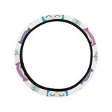 Cute owl pattern Car Steering Wheel Cover
