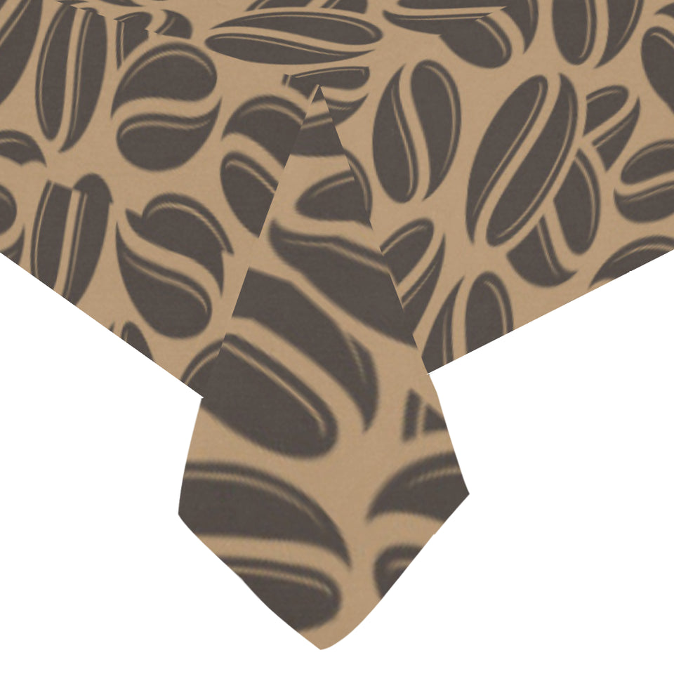 Coffee bean on brown background Tablecloth