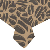 Coffee bean on brown background Tablecloth