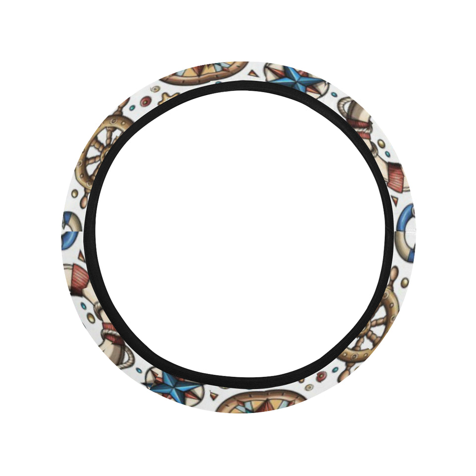 Cute nautical steering wheel anchor pattern Car Steering Wheel Cover
