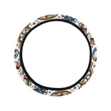Cute nautical steering wheel anchor pattern Car Steering Wheel Cover