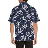 Bicycle Pattern Print Design 03 Men's All Over Print Hawaiian Shirt (Model T58)