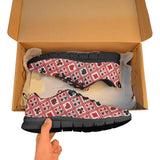 Casino Cards Suits Pattern Print Design 03 Men's Breathable Sneakers ( Model 055)