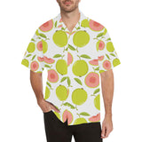 Guava pattern Men's All Over Print Hawaiian Shirt