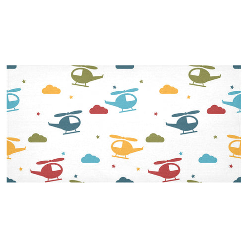 Colorful helicopter pattern Tablecloth