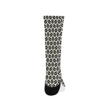 Coffee bean abstract modern pattern Crew Socks