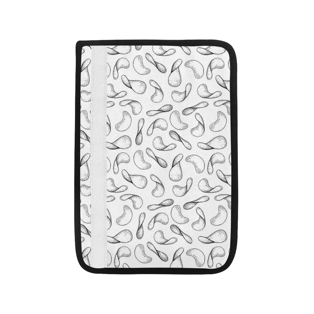 Potato Chips Pattern Print Design 04 Car Seat Belt Cover