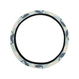 apples leaves pattern Car Steering Wheel Cover
