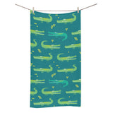 Crocodile pattern Bath Towel
