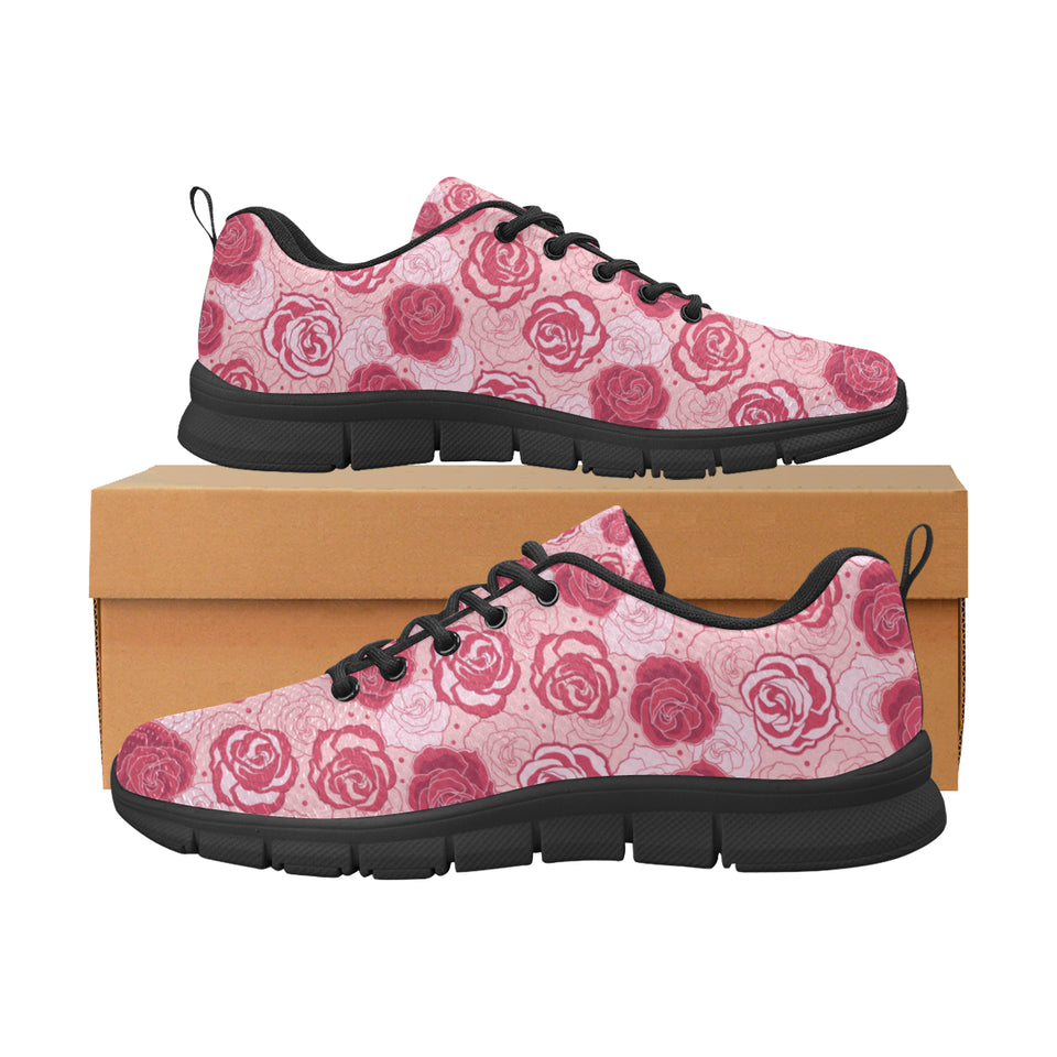 Rose Pattern Print Design 02 Women's Sneaker Shoes