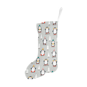 Cute Penguin christmas pattern Christmas Stocking