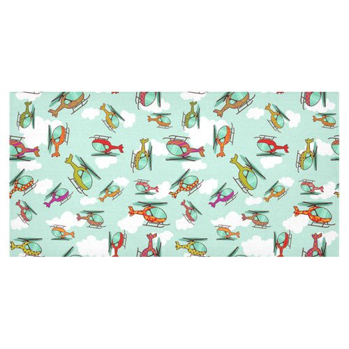 Helicopter design pattern Tablecloth