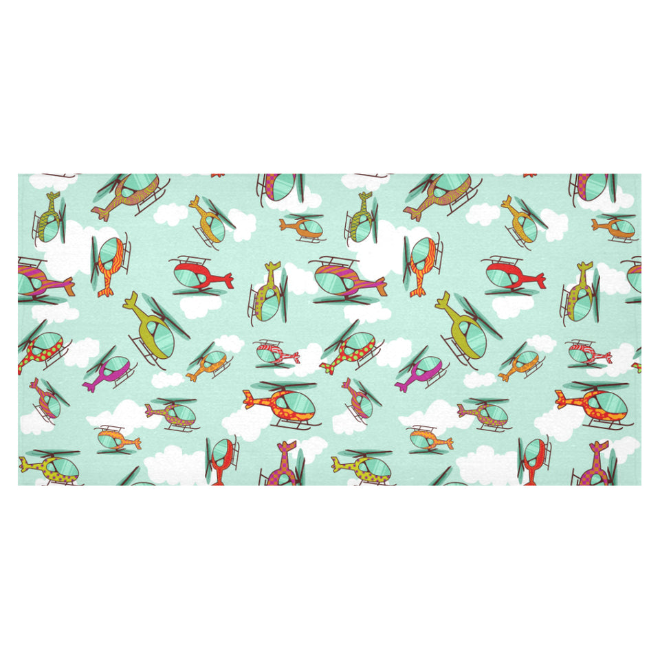 Helicopter design pattern Tablecloth