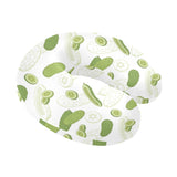 Cucumber sketch pattern U-Shaped Travel Neck Pillow