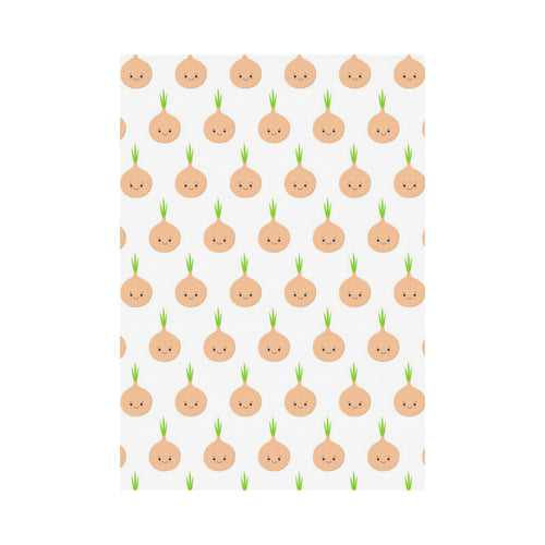 cute onions smiling faces House Flag Garden Flag