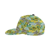 Hand drawn windmill pattern All Over Print Snapback Cap