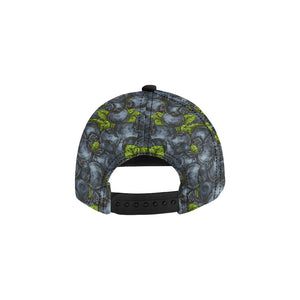 blueberry pattern All Over Print Snapback Cap