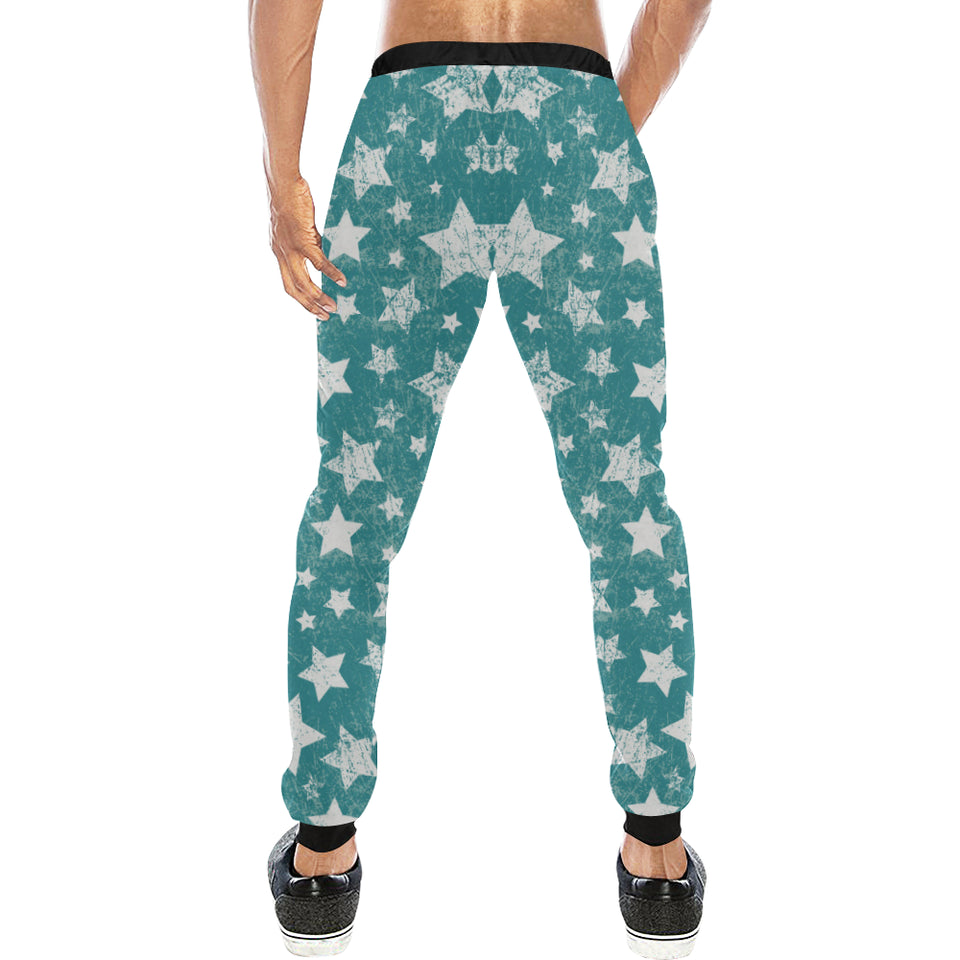 Vintage star pattern Unisex Casual Sweatpants