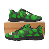 Frog waterlily pattern Women's Sneaker Shoes