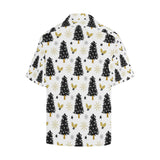 Christmas tree holly snow star pattern Men's All Over Print Hawaiian Shirt