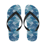 Shark hand drawn Unisex Flip Flops