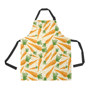 Carrot Pattern Print Design 01 All Over Print Adjustable Apron