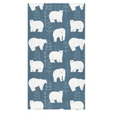 polar bear mother her child pattern Bath Towel