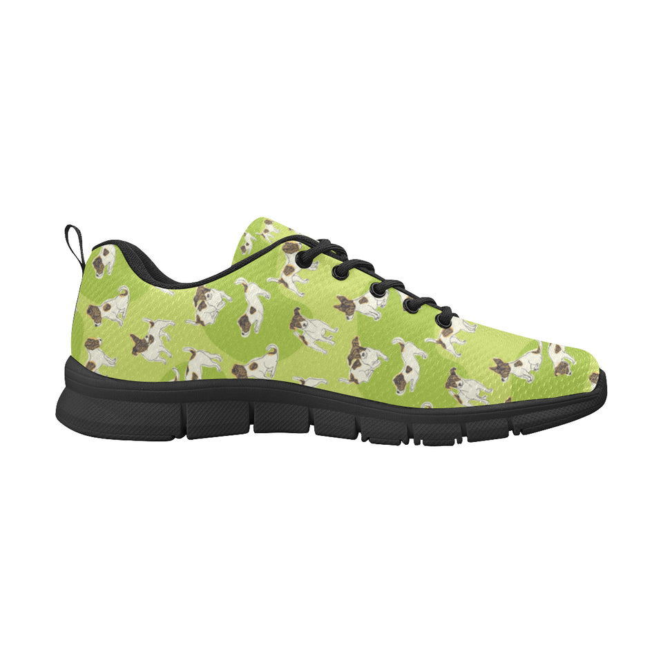 Jack Russel Pattern Print Design 01 Women's Sneaker Shoes