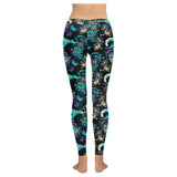 Dragon sea wave pattern Women's Legging Fulfilled In US