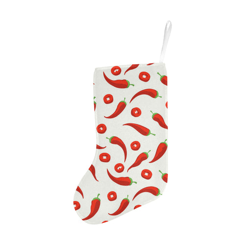 Chili pattern Christmas Stocking