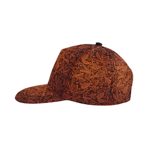 cacao beans tribal polynesian pattern All Over Print Snapback Cap