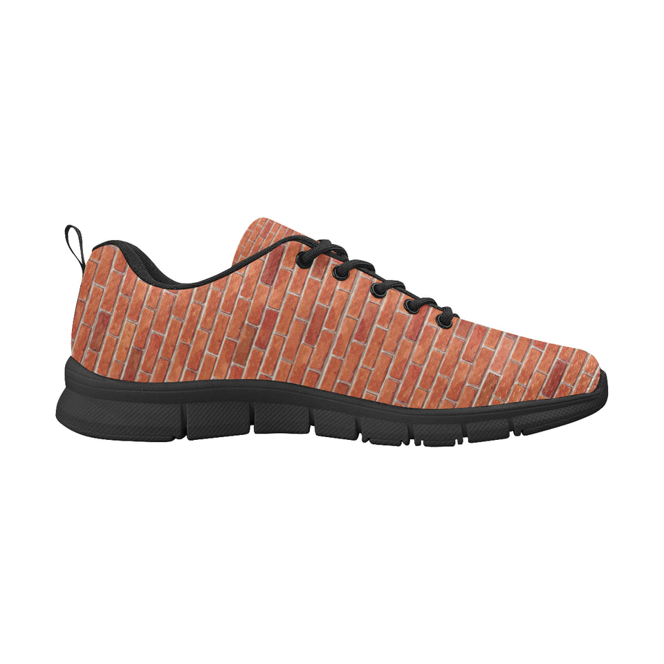 Brick Printed Pattern Print Design 03 Men's Breathable Sneakers ( Model 055)