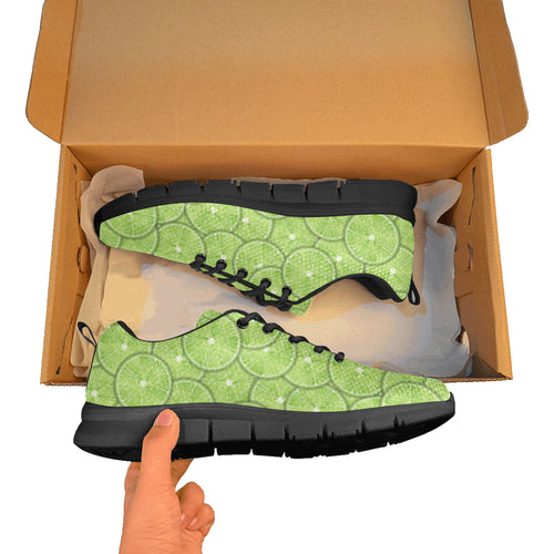 Slices of Lime pattern Women's Sneaker Shoes