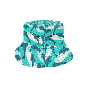 Dolphin sea pattern Unisex Bucket Hat