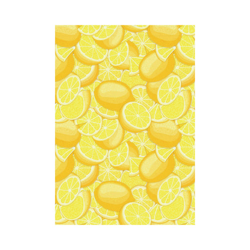 lemon pattern House Flag Garden Flag