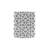 arabic gray pattern Classical White Mug (Fulfilled In US)