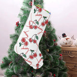 Hand drawn cherry pattern Christmas Stocking