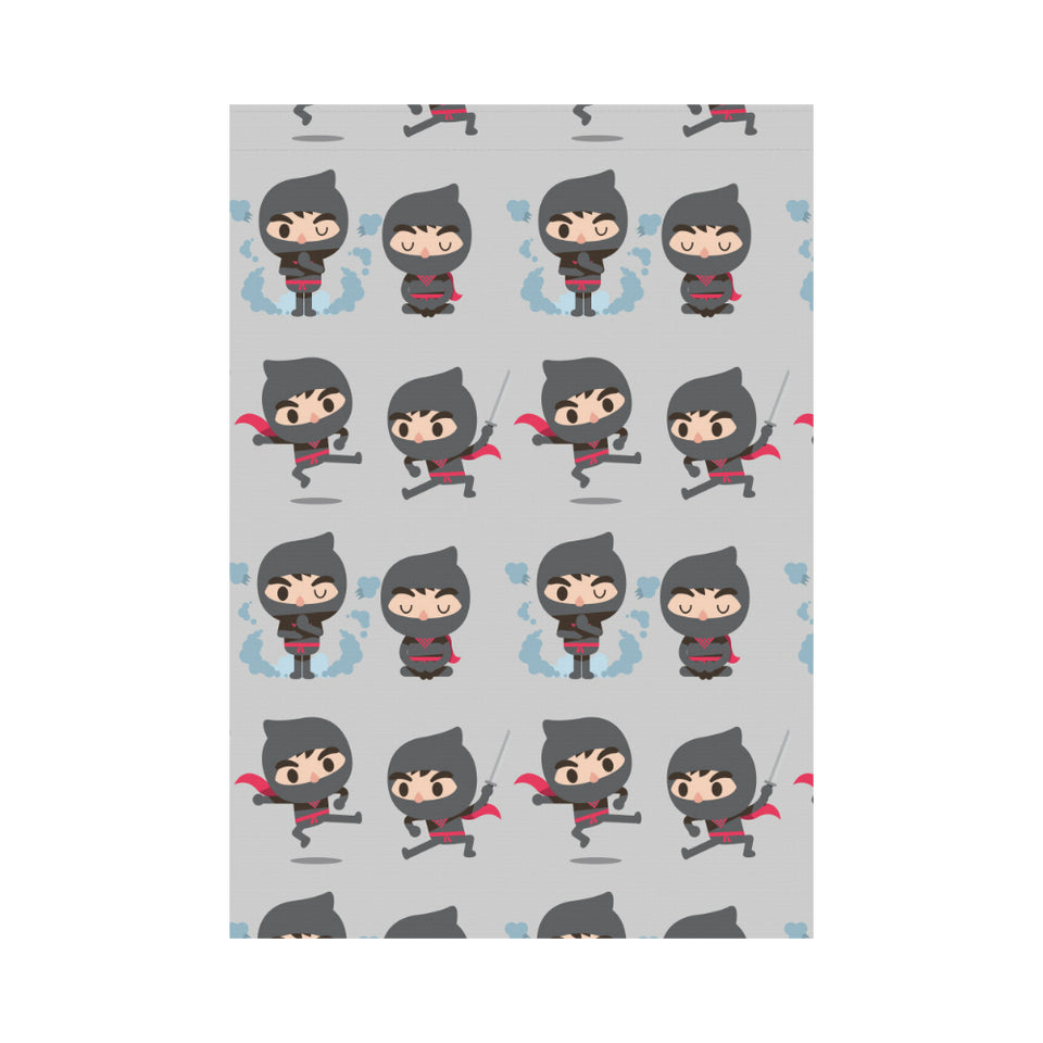 Cute ninja pattern House Flag Garden Flag