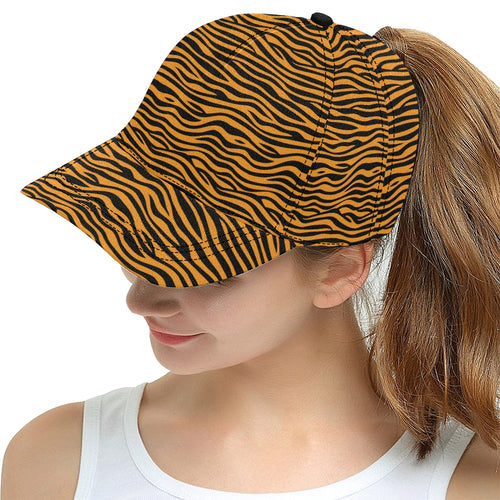 Bengal tigers skin print pattern background All Over Print Snapback Cap